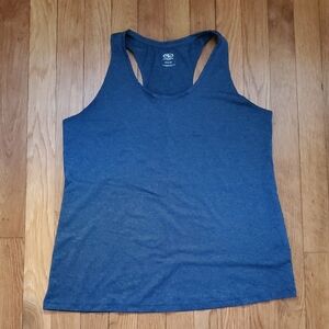 Athletic Works Women's Blue Racerback Tank Top